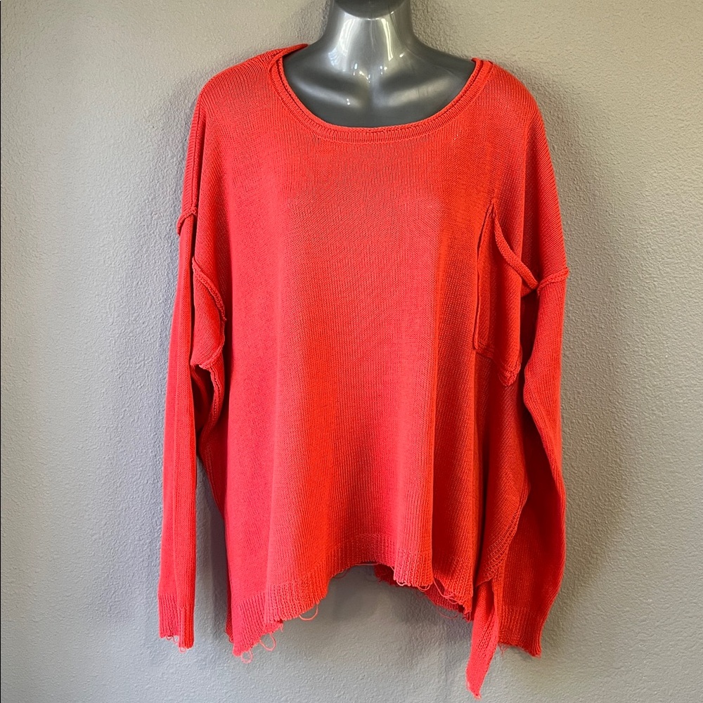 Easel woman’s sweater size 1X. Shredded